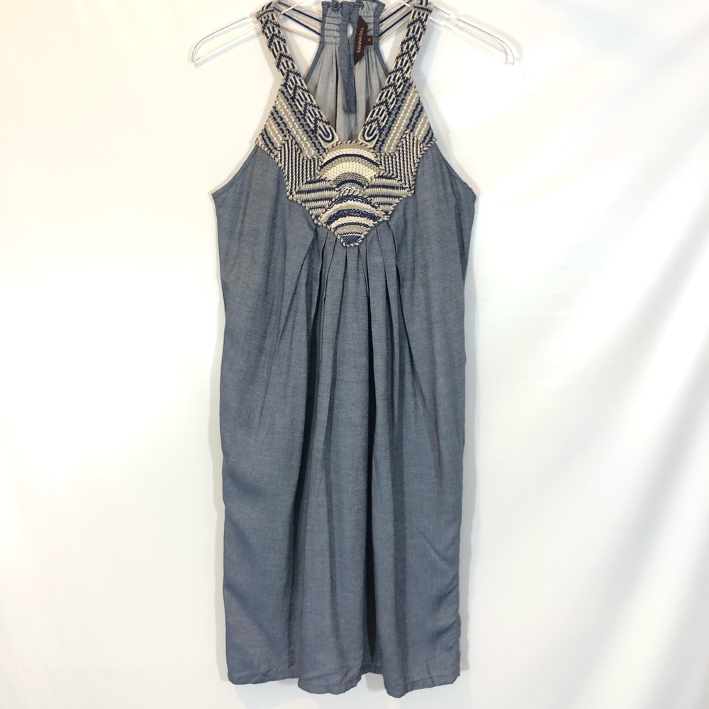 Ranna Gill (Anthro) Wiltern Halter Dress Size Small